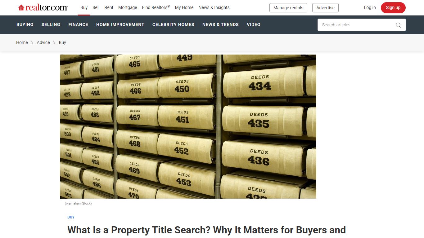 What Is a Property Title Search? - realtor.com