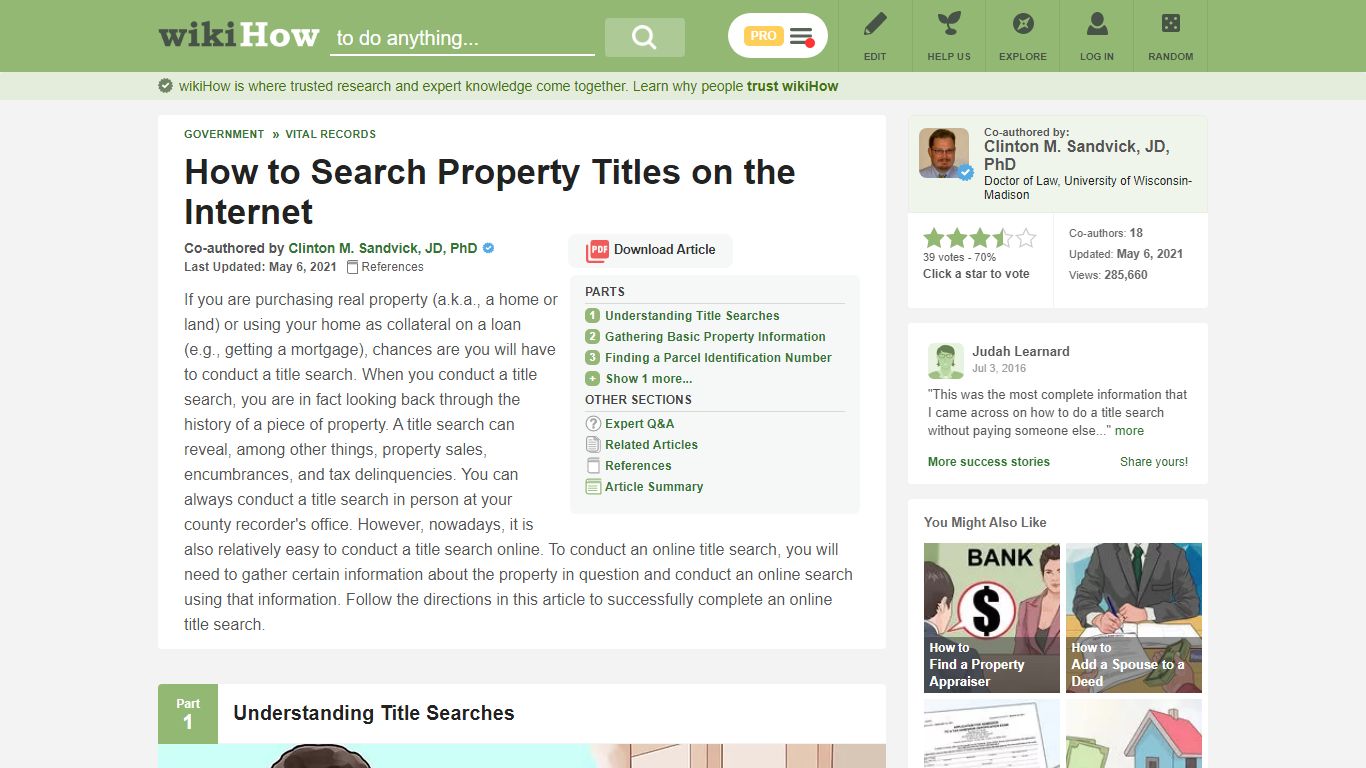 How to Search Property Titles on the Internet (with Pictures) - wikiHow