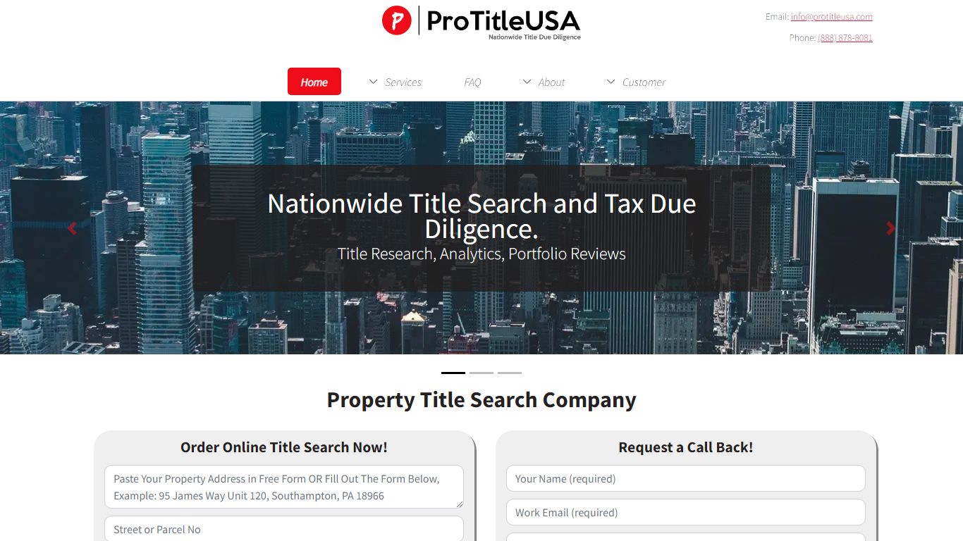 Property title search in USA, Best property lookup online